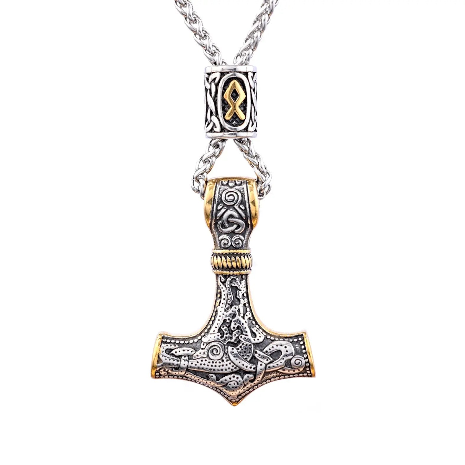 Viking mjolnir necklace - Blade & Thread