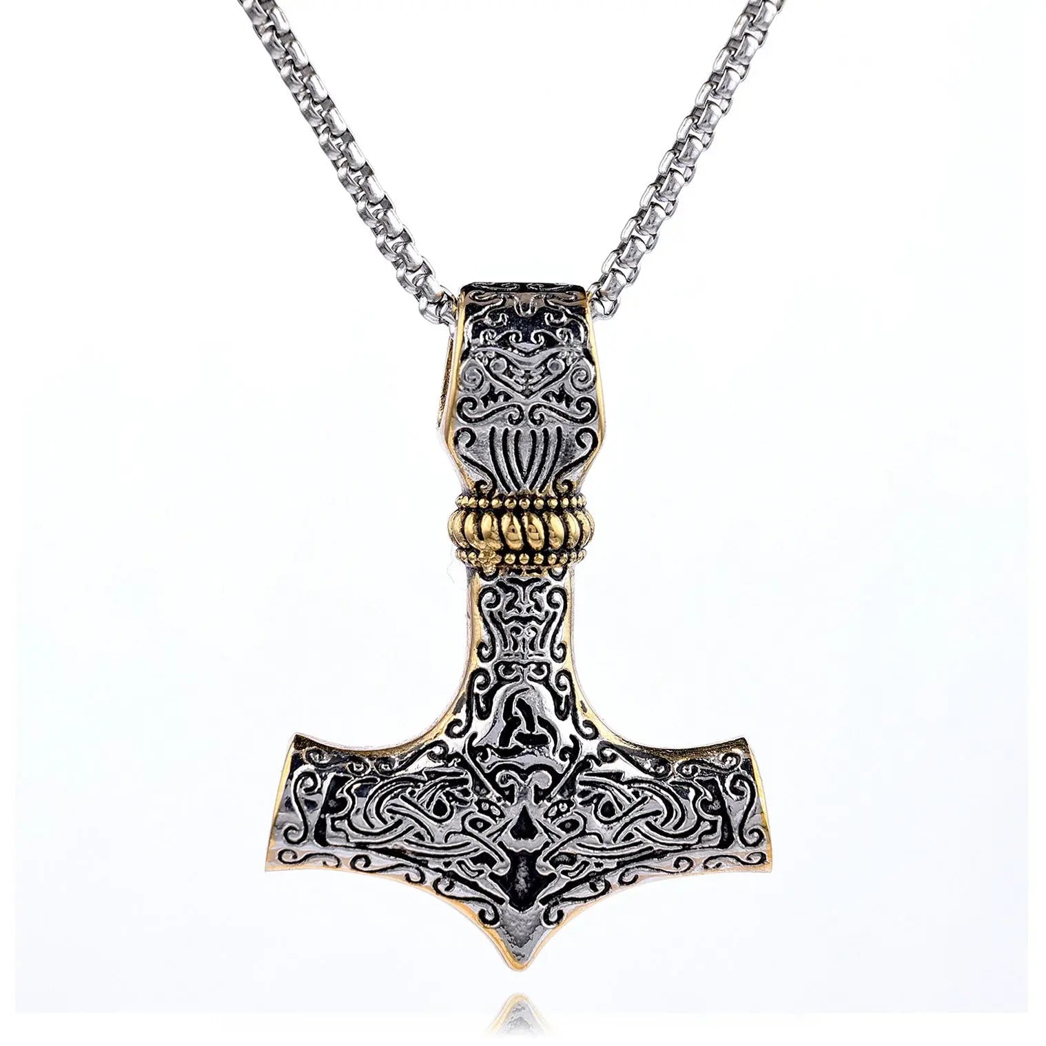 Viking mjolnir necklace - Blade & Thread