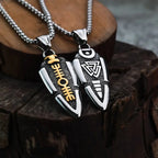 Viking Odin's Spear Gunnier Titanium Steel Personalized Double Sided Rune Pendant nowadaysfashion