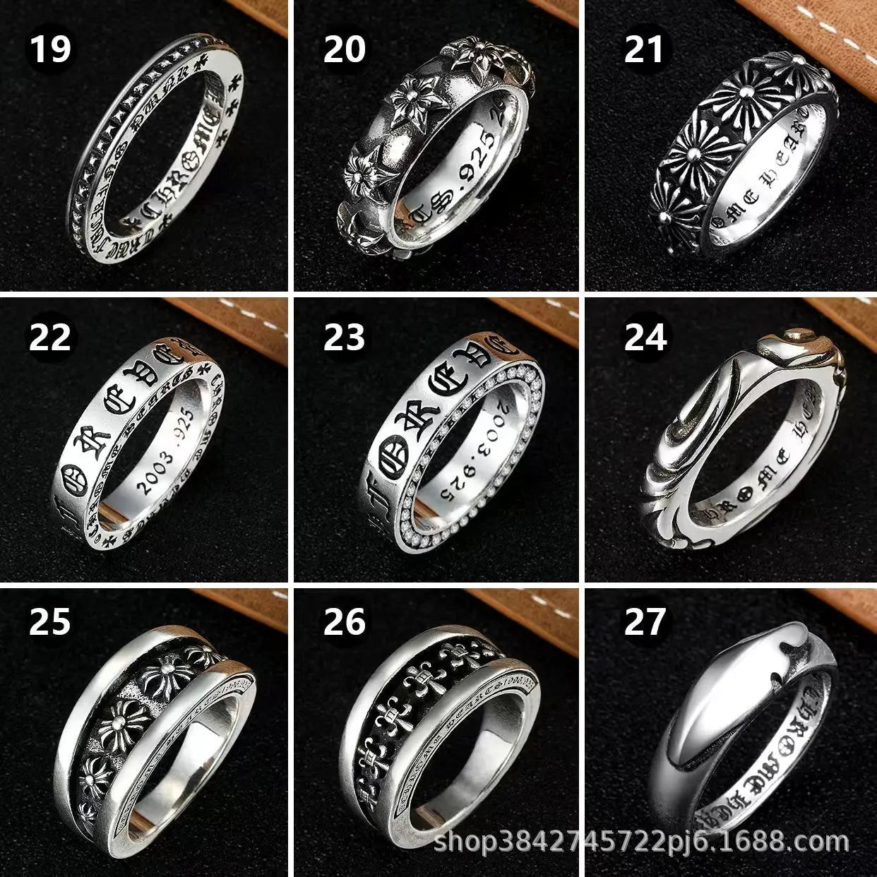 Vintage distressed cross ring nowadaysfashion