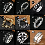 Vintage distressed cross ring nowadaysfashion
