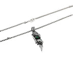 Vintage feather crown skull necklace nowadaysfashion