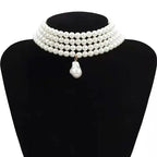 vintage pearl necklace multi strand pearl necklace nowadaysfashion