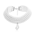 vintage pearl necklace multi strand pearl necklace nowadaysfashion