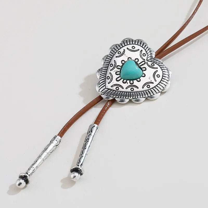 Vintage Turquoise Cross Necklace - Blade & Thread