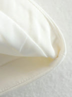 Vintage V Neck Sleeveless Female Outerwear White Chic Vests nowadaysfashion