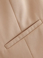 Vintage V Neck Sleeveless Female Outerwear White Chic Vests nowadaysfashion