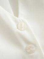 Vintage V Neck Sleeveless Female Outerwear White Chic Vests nowadaysfashion