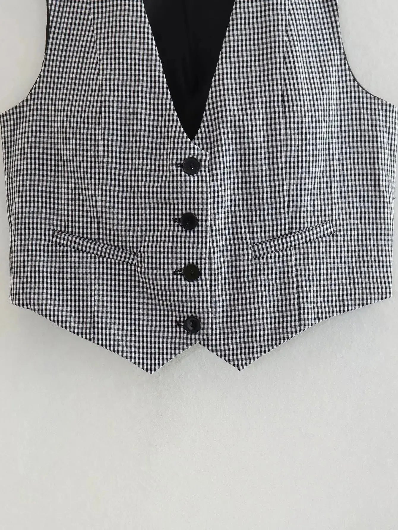 Vintage V Neck Sleeveless Female Outerwear White Chic Vests nowadaysfashion