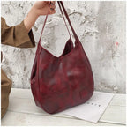 Vintage Women Hand Bag  Women Shoulder Bags Female Top-handle Bags nowadaysfashion
