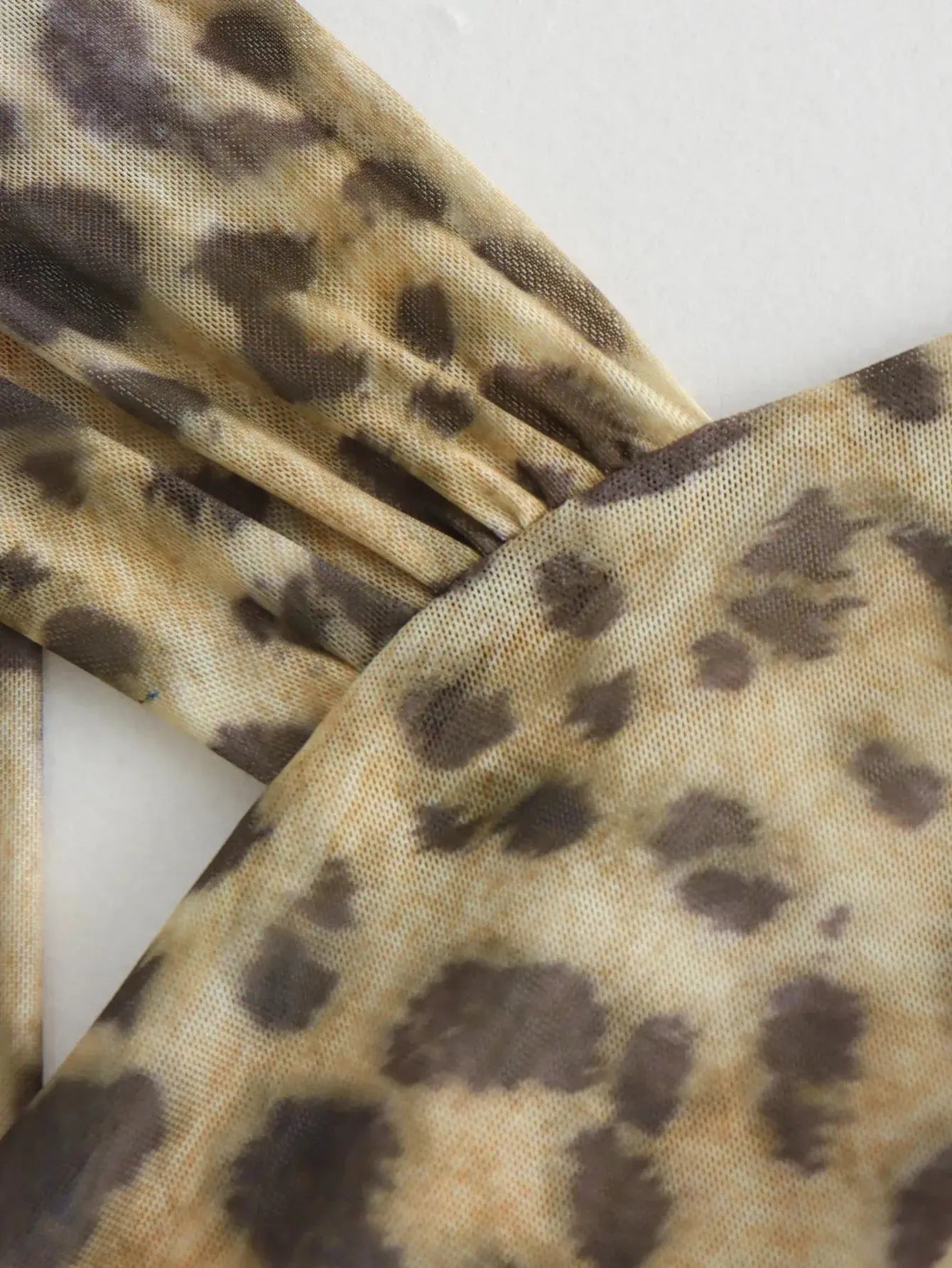 Vintage Women Irregular Leopard Bodysuits - Blade & Thread