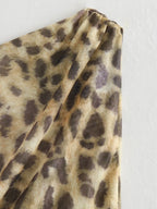 Vintage Women Irregular Leopard Bodysuits nowadaysfashion