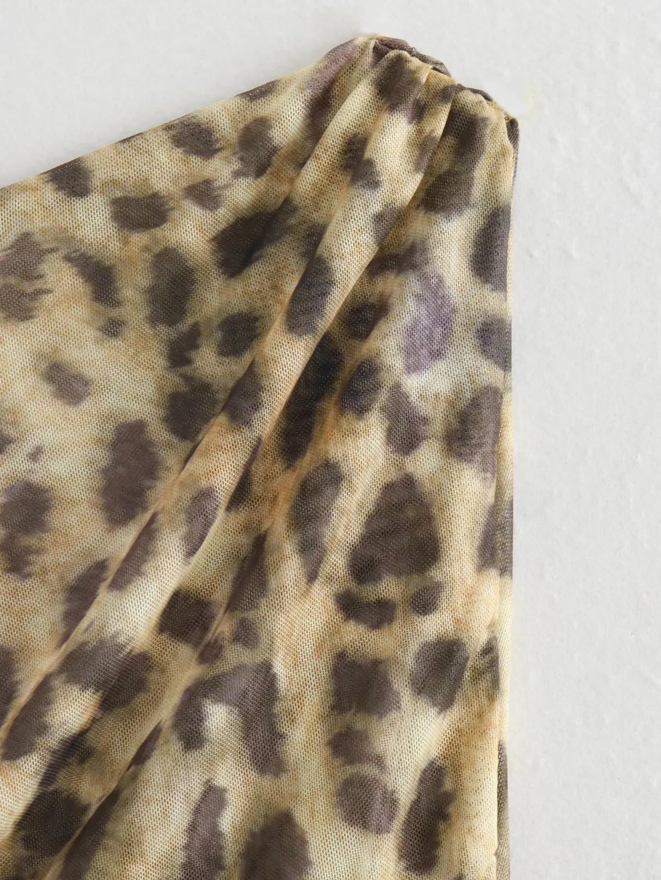Vintage Women Irregular Leopard Bodysuits nowadaysfashion