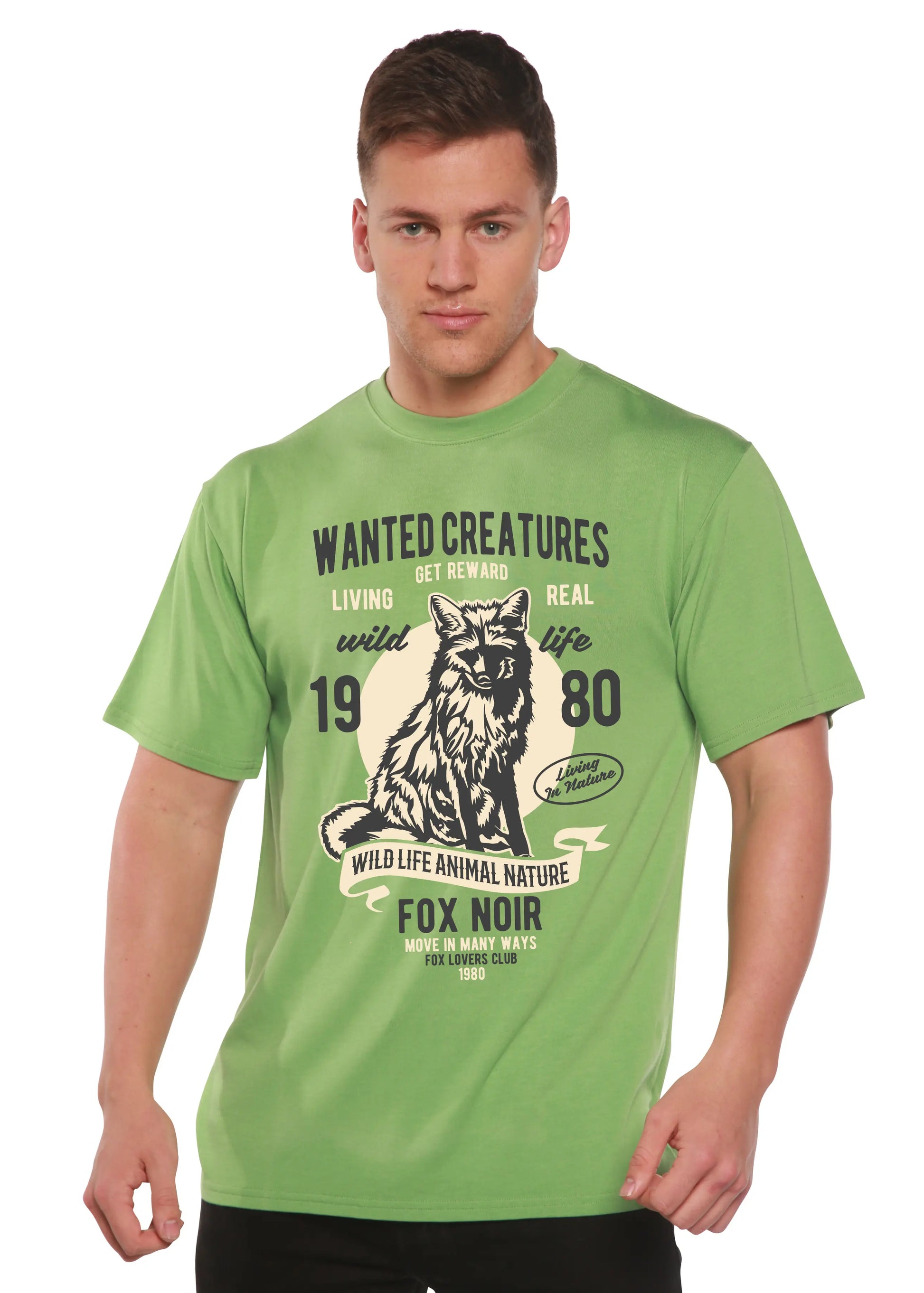 Wanted Creature Spun Bamboo® Men's Bamboo Viscose/Organic Cotton Short Sleeve Graphic T-Shirt Spun Bamboo