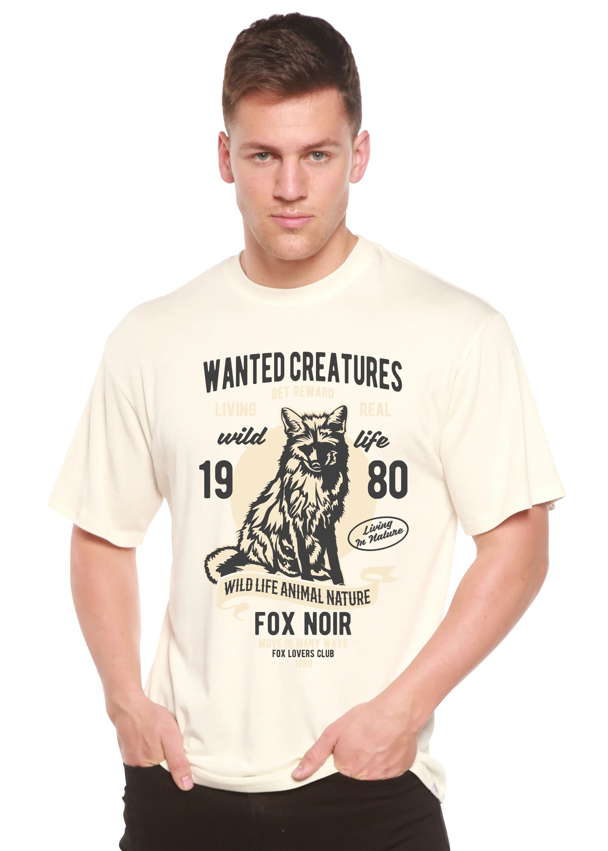 Wanted Creature Spun Bamboo® Men's Bamboo Viscose/Organic Cotton Short Sleeve Graphic T-Shirt Spun Bamboo