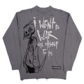 War with Myself Knit Sweater Any Means Necessary Clothing