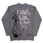 War with Myself Knit Sweater Any Means Necessary Clothing