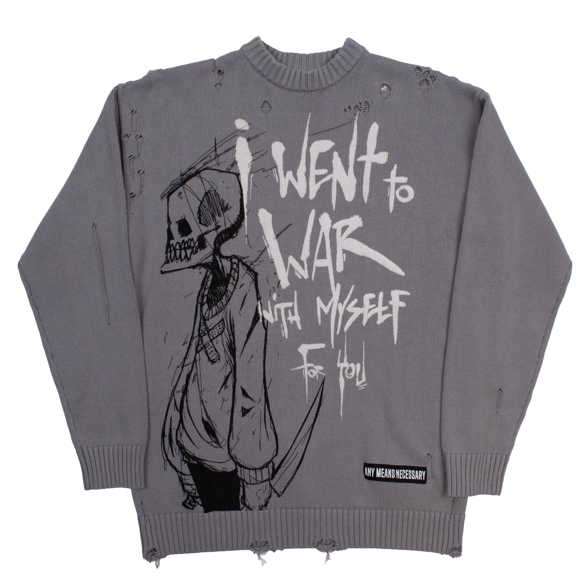 War with Myself Knit Sweater - Blade & Thread