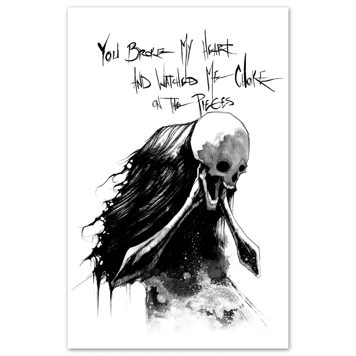Watch Me Choke Print - Blade & Thread