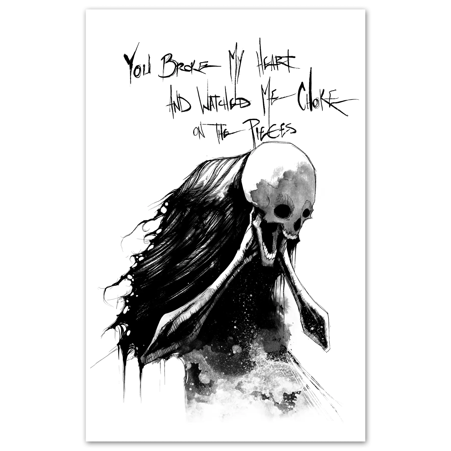 Watch Me Choke Print - Blade & Thread
