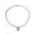 Water Drop Love Pearl Necklace Hip Hop Trend Necklace nowadaysfashion