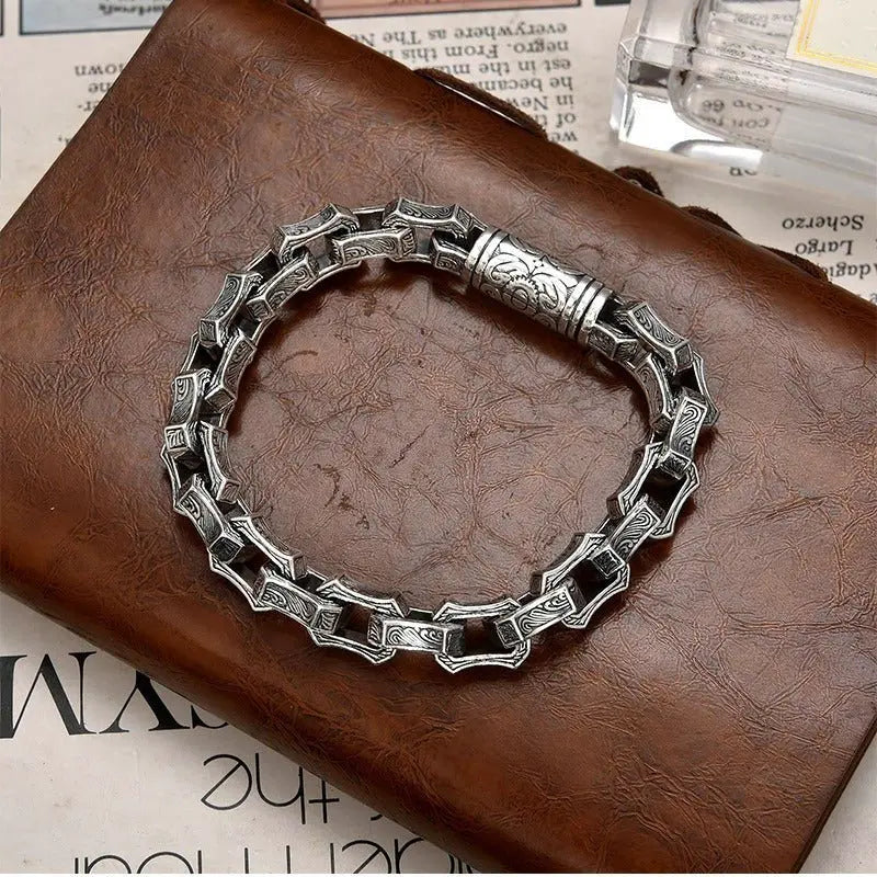 Water ripple irregular domineering bracelet nowadaysfashion
