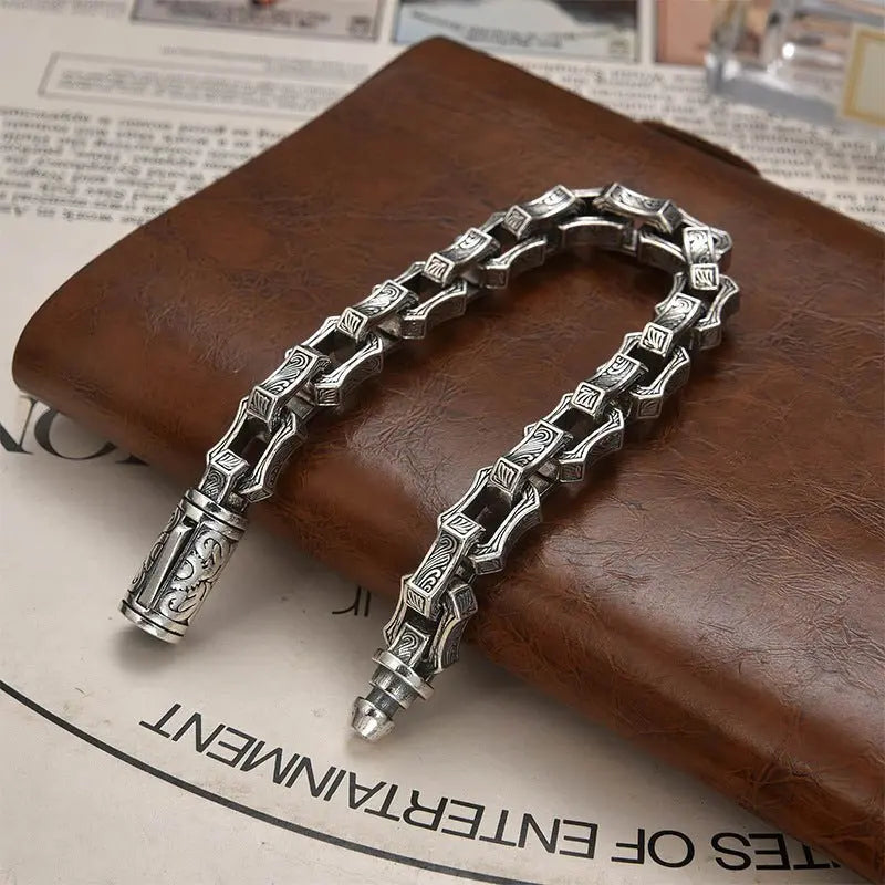 Water ripple irregular domineering bracelet - Blade & Thread