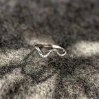Water Wave Silver Ring in Fashion Design - Blade & Thread