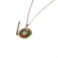 Wedding Gift For Couple Custom Color Photo Round Locket Necklaces Pendant nowadaysfashion
