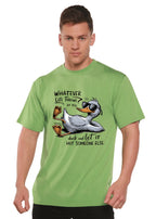 Whatever Life Throws at You Funny Unisex Bamboo/Cotton Graphic T-Shirt Spun Bamboo