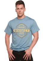 Whiskey Men's Bamboo Viscose/Organic Cotton Short Sleeve Graphic T-Shirt Spun Bamboo
