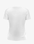 White Ladies Crew T-Shirt from SpectraUSA featuring a classic fit and soft cotton fabric.