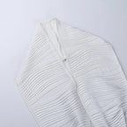 White Deep V-neck Halter Bandage 2 Pieces Sets Sleeveless Backless Suits Outfits with Shorts nowadaysfashion