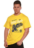 Wild Eagle Spun Bamboo® Men's Bamboo Viscose/Organic Cotton Short Sleeve Graphic T-Shirt Spun Bamboo