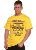 Winner Speedway Spun Bamboo® Men's Bamboo Viscose/Organic Cotton Short Sleeve Graphic T-Shirt - Blade & Thread
