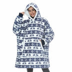 Winter Hoodies Fleece Giant TV Blanket With Sleeves Pullover nowadaysfashion