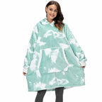 Winter Hoodies Fleece Giant TV Blanket With Sleeves Pullover nowadaysfashion