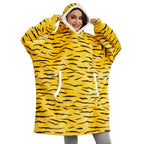Winter Hoodies Fleece Giant TV Blanket With Sleeves Pullover nowadaysfashion