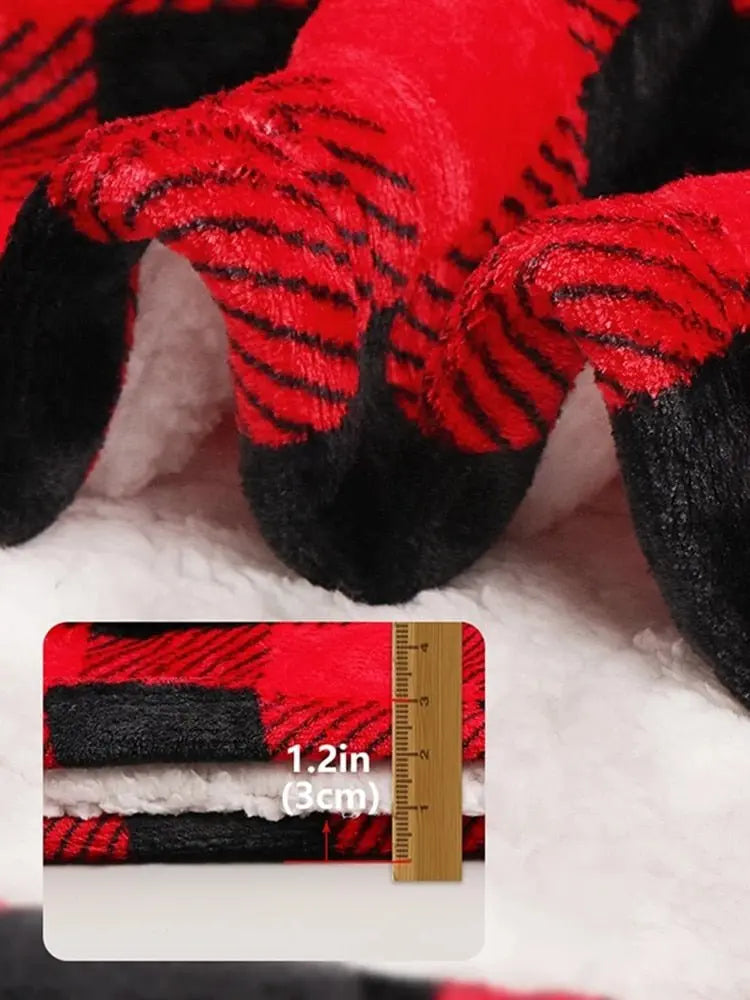 Winter Hoodies Fleece Giant TV Blanket With Sleeves Pullover - Blade & Thread