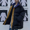 Winter Jacket Female Coat Patchwork Windbreaker Women Padded Zipper Outwear Parka Thick  Streetwear nowadaysfashion