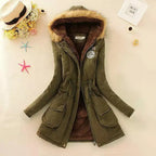 Winter Jacket Women Thick Warm Hooded Parka Mujer Cotton Padded Coat nowadaysfashion