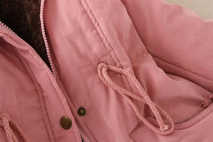 Winter Jacket Women Thick Warm Hooded Parka Mujer Cotton Padded Coat nowadaysfashion