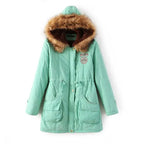 Winter Jacket Women Thick Warm Hooded Parka Mujer Cotton Padded Coat nowadaysfashion