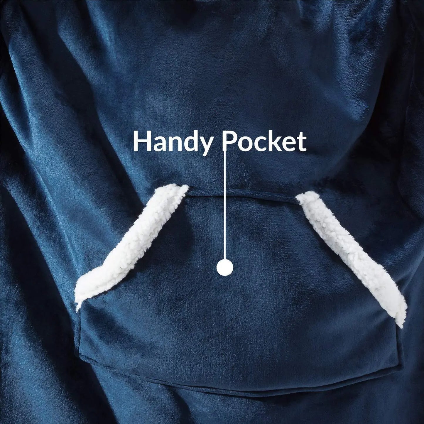 Winter Oversized Hoodies Women Giant Hoody Flannel Fleece Wearable Blanket - Blade & Thread