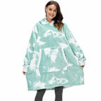 Winter Oversized Hoodies Women Giant Hoody Flannel Fleece Wearable Blanket nowadaysfashion