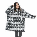Winter Oversized Hoodies Women Giant Hoody Flannel Fleece Wearable Blanket nowadaysfashion