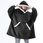 Winter Oversized Hoodies Women Giant Hoody Flannel Fleece Wearable Blanket nowadaysfashion