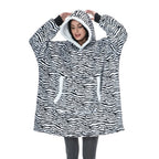 Winter Oversized Hoodies Women Giant Hoody Flannel Fleece Wearable Blanket nowadaysfashion