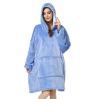 Winter Oversized Hoodies Women Giant Hoody Flannel Fleece Wearable Blanket nowadaysfashion
