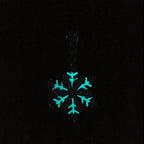 Winter rotating snowflake luminous oil drop pendant nowadaysfashion